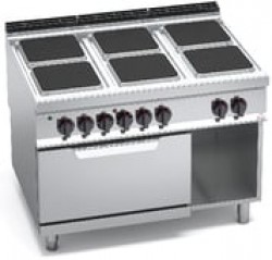 Electric Cooker On Oven & Cabinet 