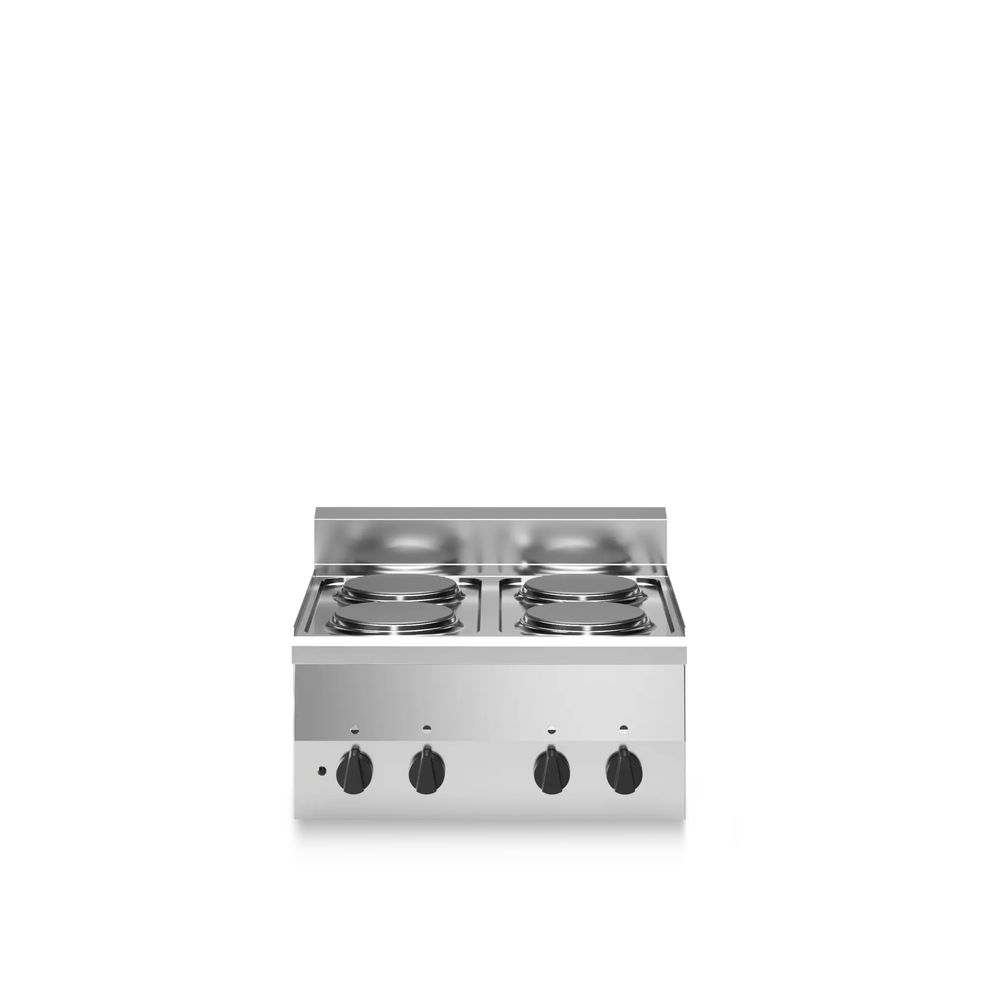 MP01012121001_Fun_600_Piano_cottura_elettrico_ECO_modulo_60_mod_def Electric range with four round plates F60/60PCE/T modular commercial kitchen equipment