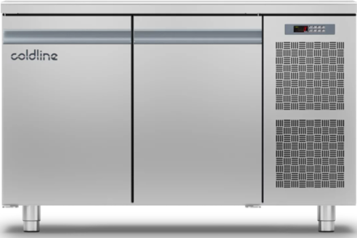 Coldline 2 Door Work Top Freezer GN Counter Made in Italy