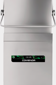 Comenda EC44 pass-through hood-type dishwasher for commercial kitchens