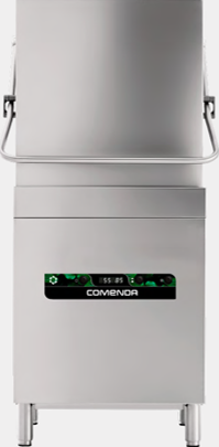 Comenda EC44 pass-through hood-type dishwasher for commercial kitchens